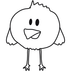 Cute Chick Bird