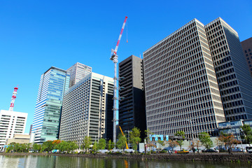 Fototapeta na wymiar Tokyo commercial district