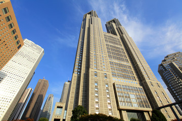 Fototapeta na wymiar Corporated building in Tokyo