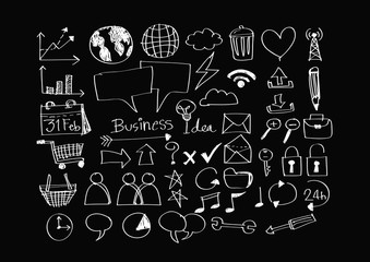 hand doodle Business doodles