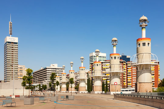 Parque de la Espana Industrial  in Barcelona