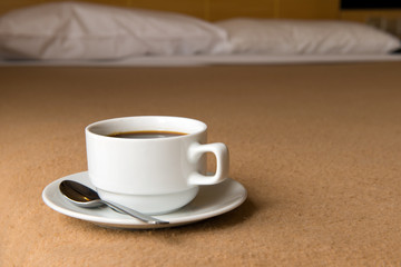 Coffee in hotel room