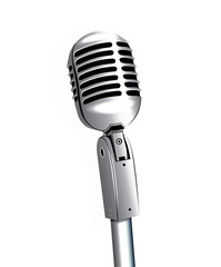 Fototapeta premium Microphone On Stand