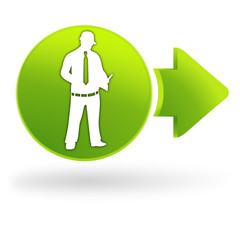 devis sur symbole web vert