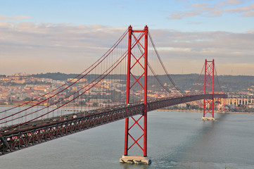 Golden gate bridge in Lisbon