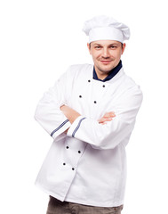 Man with chef uniform