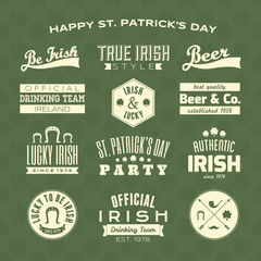St. Patrick's Day Design Elements Collection