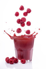 nettare di lamponi splash © luigi giordano