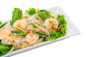 Glass noodle with shrimps