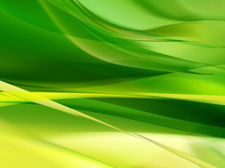Green Colour Waves