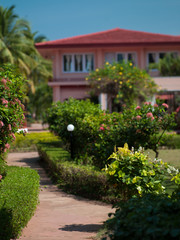 Fototapeta premium architecture hotels goa