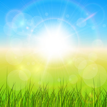 Sunny natural background