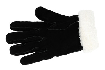 Winter suede glove