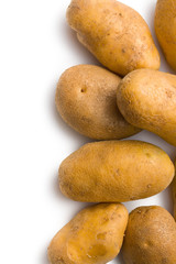 uncooked potatoes