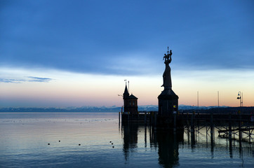 Hafen in Konstanz - Bodensee - Deutschland