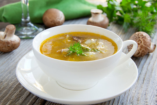 mushroom soup.