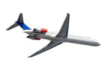 Plane isolated on a white background