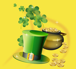 St. Patrick's Day - vector greeting card
