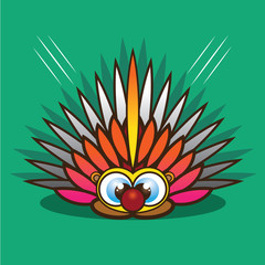 Obraz premium Porcupine cartoon