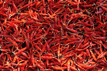 Keuken spatwand met foto Spicy red pepper © Rafal Cichawa