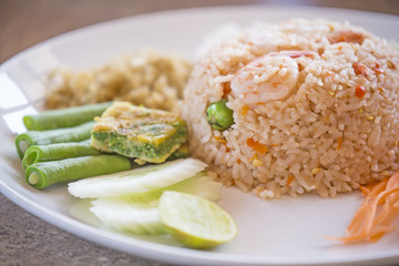 Shrimp fried rice