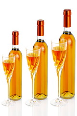 Bottiglie di vino liquoroso+-