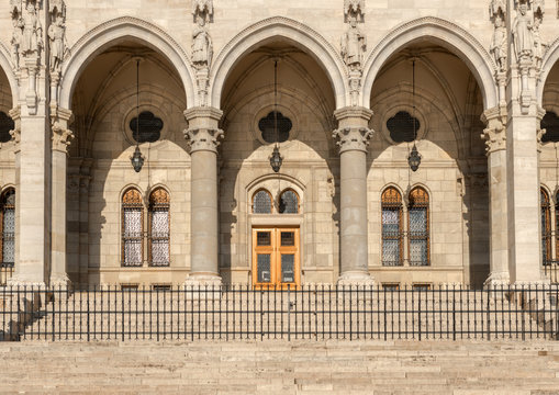 Door of the Hungarian Parliament