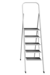 stepladder on a white background