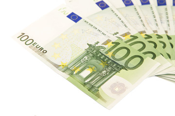 Euro banknotes