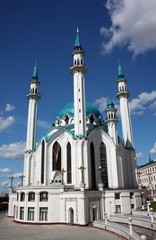 Fototapeta na wymiar Kul Sharif Mosque in the Kazan Kremlin