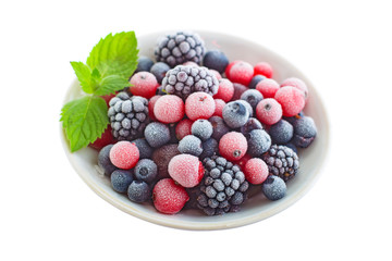 Frozen berry isolated