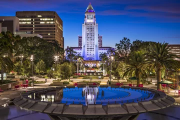 Fototapete Rund Los Angeles City Hall © SeanPavonePhoto