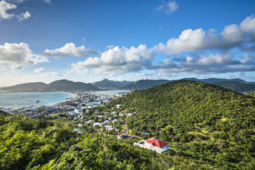 Philipsburg, Sint Maarten Townscape