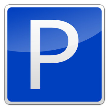 Verkehrszeichen - Parkplatz