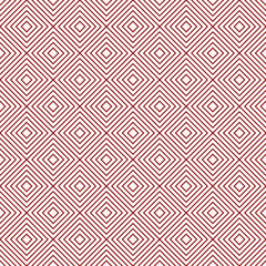 Red and White Diamonds Tiles Pattern Repeat Background
