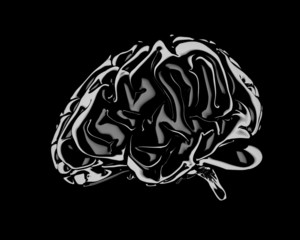 Still life render of a Human Brain