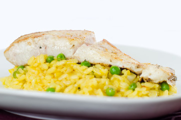 Codfish with rice
