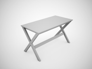 Blank work table construction