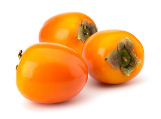 Persimmon fruit isolated on white background