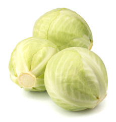 Fresh Cabbage isolated on white background