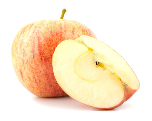 juicy apples isolated on white background