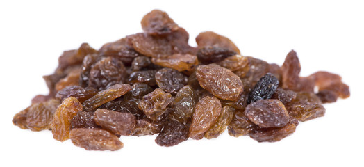 Isolated Raisins