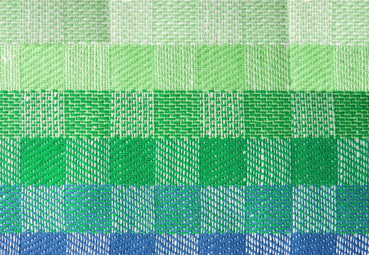 Karierter Stoff in gr&uuml;n und blau