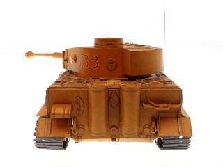 scale model of tank from WWII - obrazy, fototapety, plakaty