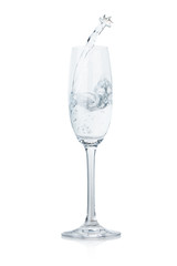 wineglass glass water