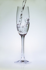 wineglass glass water