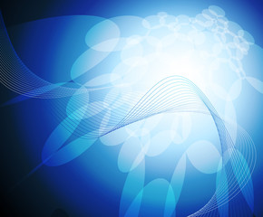 Blue abstract background