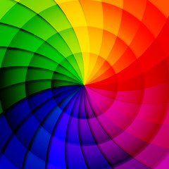 Rainbow abstract background composition