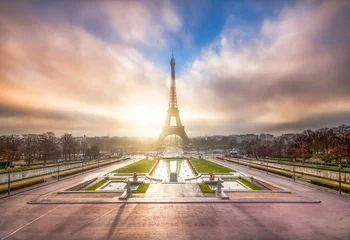 Fotobehang Champ de Mars in Paris © eyetronic