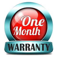 one month warranty
